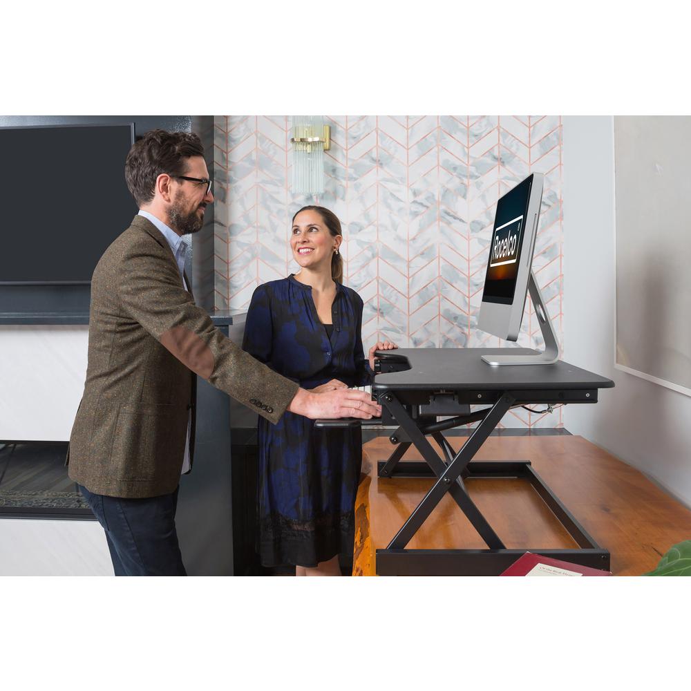 Rocelco 40" Height Adjustable Standing Desk Converter