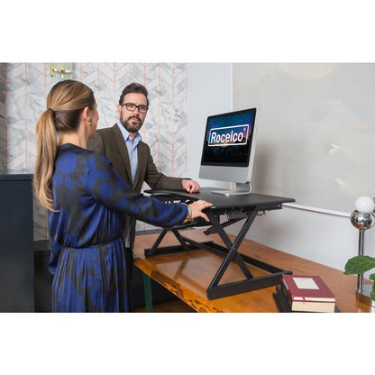 Rocelco 40" Large Height Adjustable Standing Desk