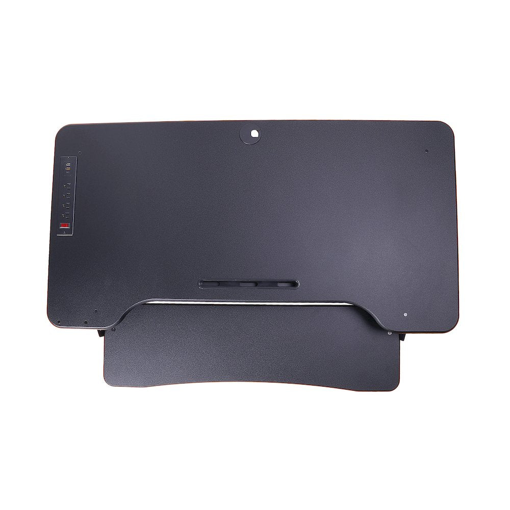 46" Electric Standing Desk Converter with AC Outlet USB Charger