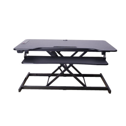 46" Electric Standing Desk Converter with AC Outlet USB Charger