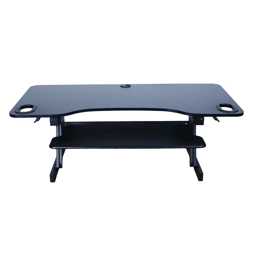 45" Height Adjustable Standing Desk Converter with Triple Monitor Mount