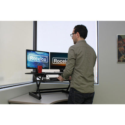 Rocelco 46" Height Adjustable Corner Standing Desk
