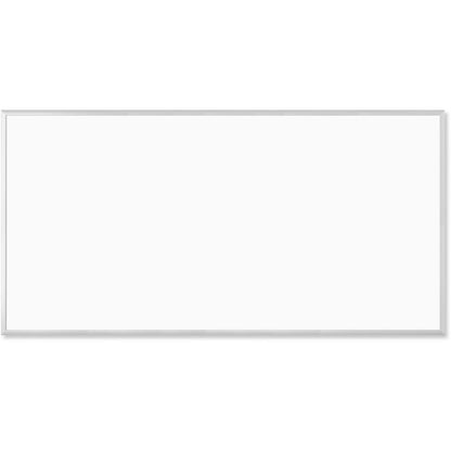 U Brands Magnetic Dry Erase Board - 47" (3.9 ft) Width x 95" (7.9 ft) Height - White Painted Steel Surface - Silver Aluminum Frame - Rectangle - Horizontal/Vertical - Magnetic - 1 Each