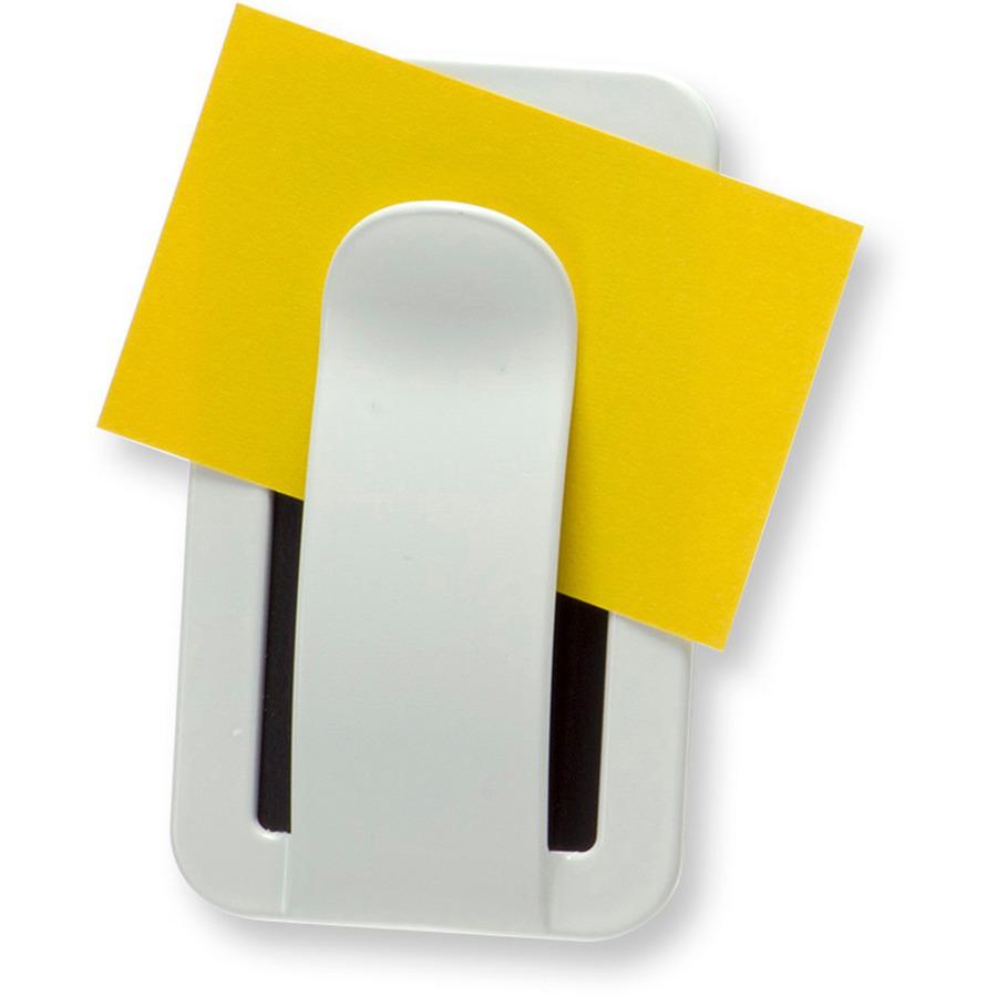 Officemate MagnetPlus Magnetic Envelope and Note Holder, White (92551) - 3.94"W x 2.36"H x 0.5"D, 1 Each, White