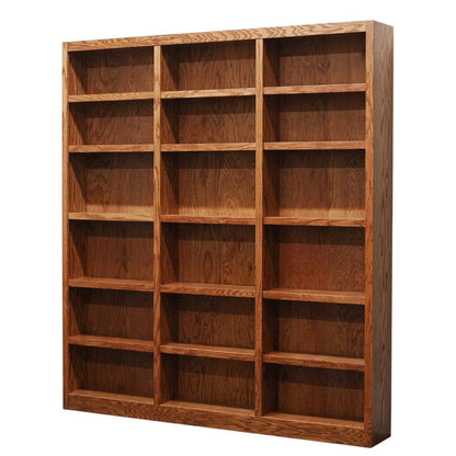Dry Oak Wall Storage Unit with Adjustable Shelves and Durable Construction