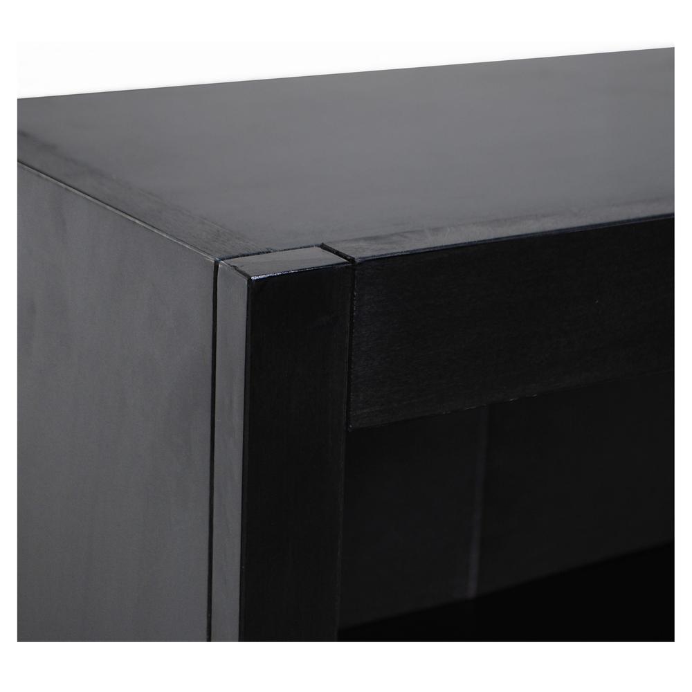 Concepts in Wood Single Wide Bookcase, 4 Shelves, Espresso Finish