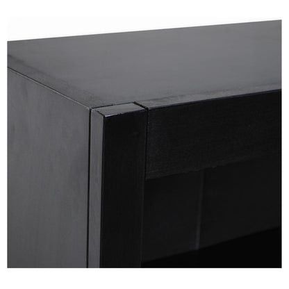 Concepts in Wood Single Wide Bookcase, 4 Shelves, Espresso Finish