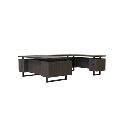 Mirella™ U-Shaped Configuration Desk, BBB/BF Southern Tobacco