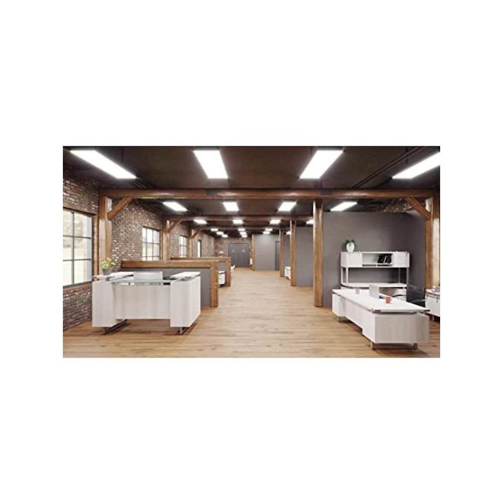 Mirella™ Free Standing Desk, BBB/BF White Ash