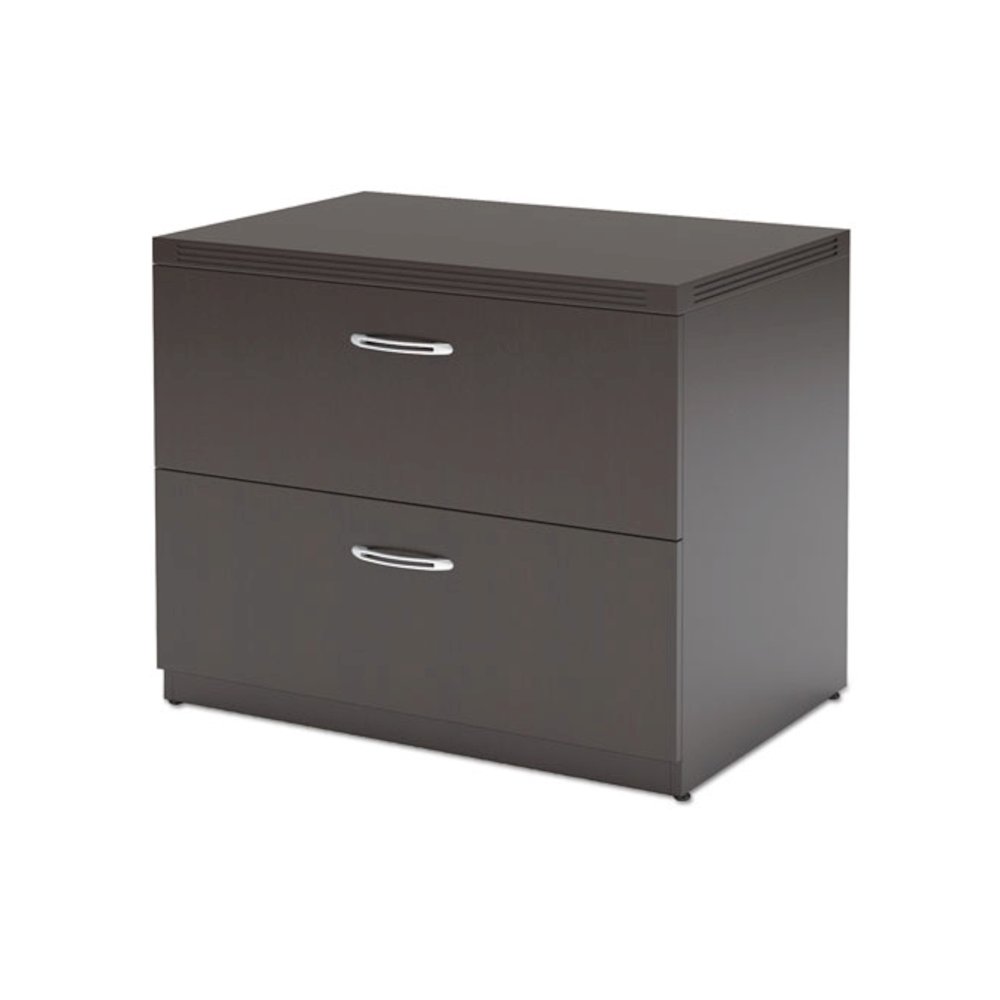 Aberdeen Series Freestanding Lateral File, 36w x 24d x 29½h, Mocha