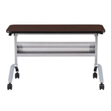 18 x 48" Rectangular Training Table, LPL, Mocha