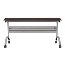 18 x 60" Rectangular Training Table, LPL, Mocha