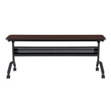 18 x 72" Rectangular Training Table, LPL, Mocha