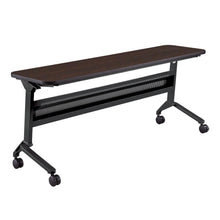 18 x 72" Rectangular Training Table, LPL, Mocha