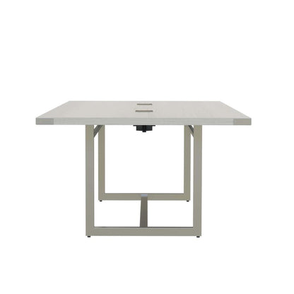 Mirella™ Conference Table, Sitting-Height, 8’ White Ash