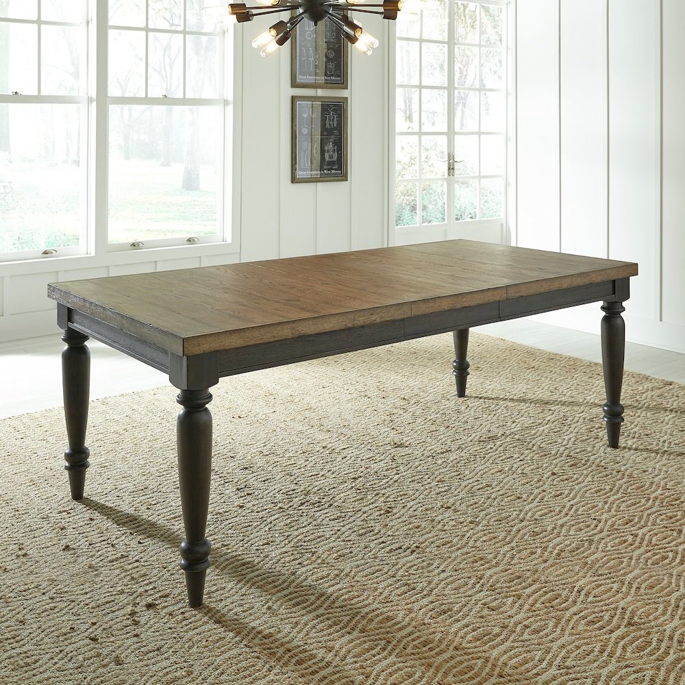 Harvest Home Rectangular Leg Table in Chalkboard