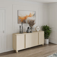 Harlyn 4-Door Buffet - Weathered Sand