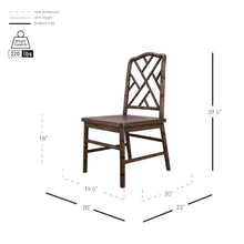 Islena Dining Side Chair - Walnut - Set of 2