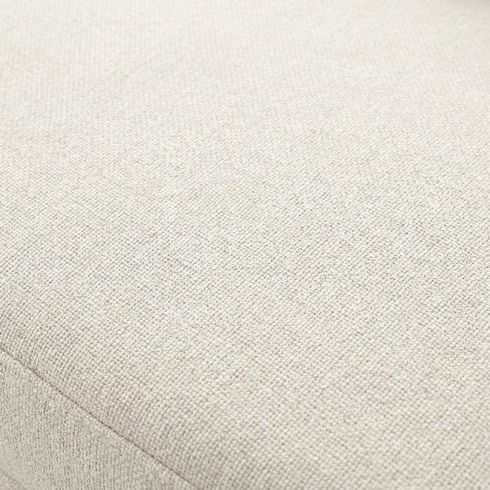 Fabric Upholstered Storage Bench with Lift-Top Seat and Black Legs