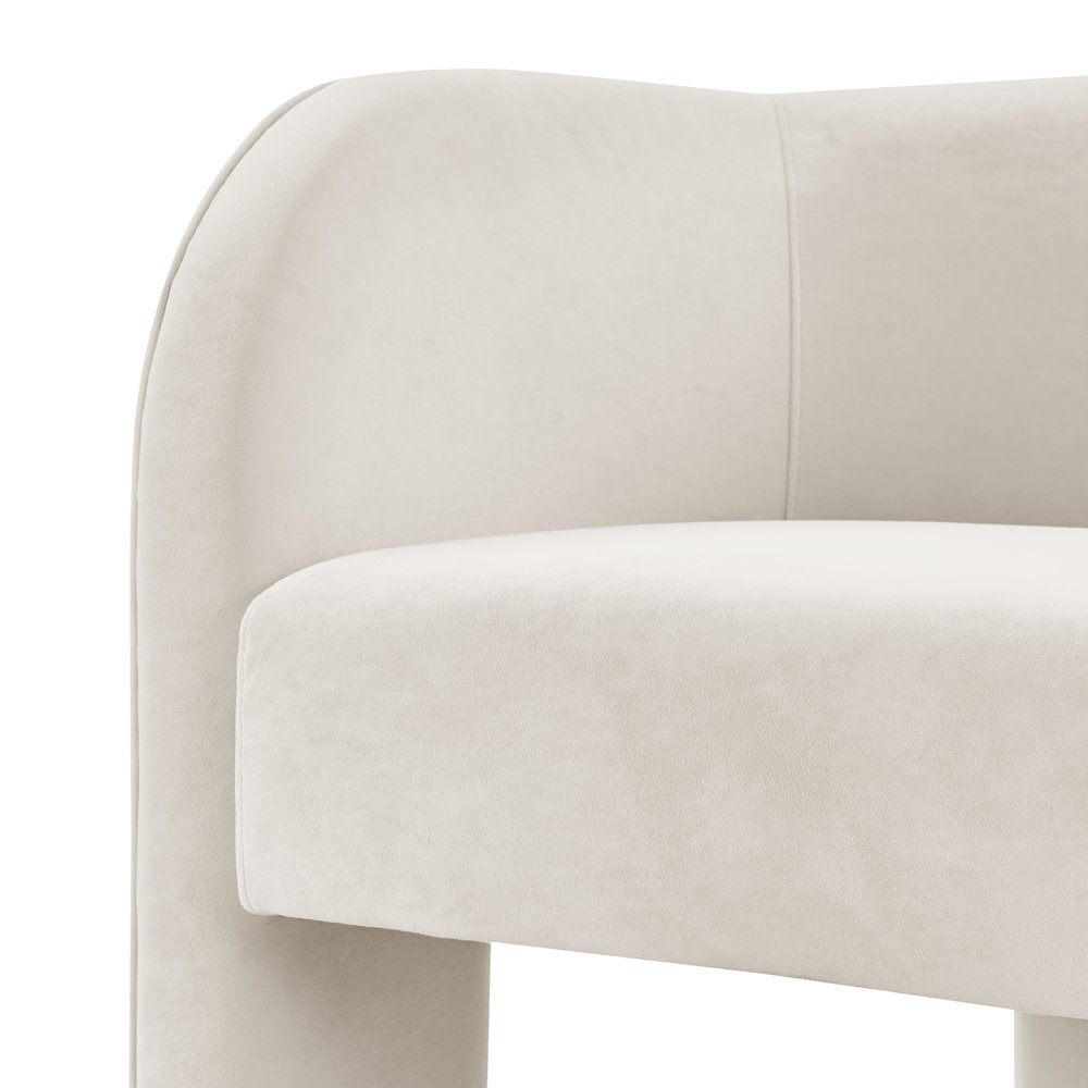 Matteo Velvet Accent Arm Chair