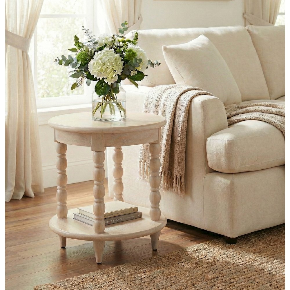Ensley Accent Table - Weathered Sand