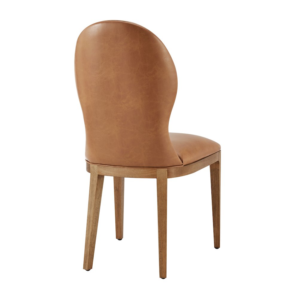 Eldoris Faux Leather Dining Side Chair, (Set of 2)