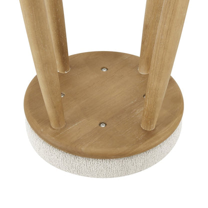 Deandre Boucle Backless Swivel Counter Stool
