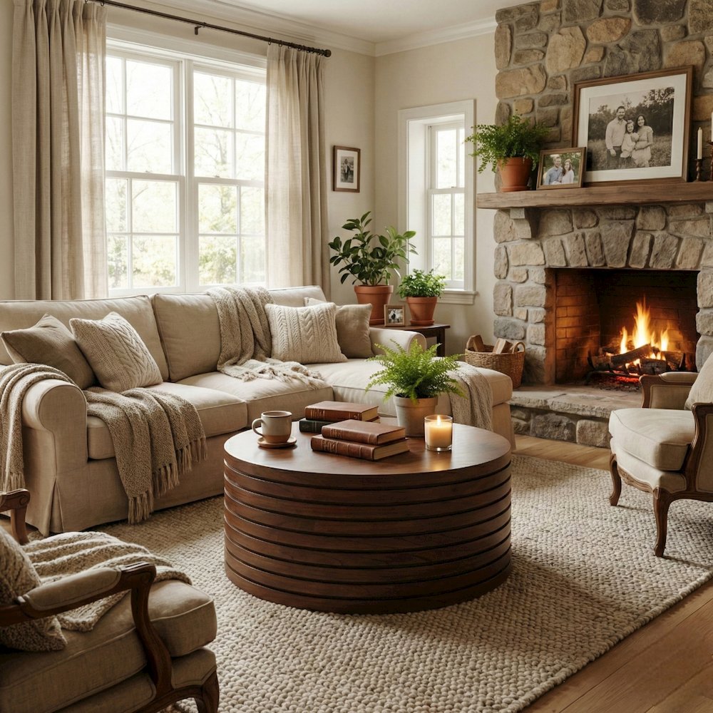 Corvin Coffee Table - Walnut