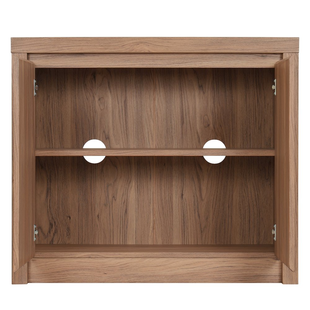 Larson 2-Door Cabinet - Terra Oak