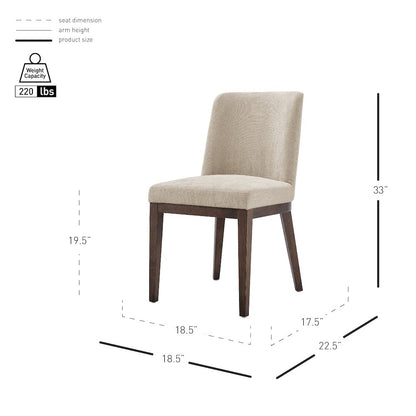 Cayden Dining Side Chair - Millburry Beige Chenille