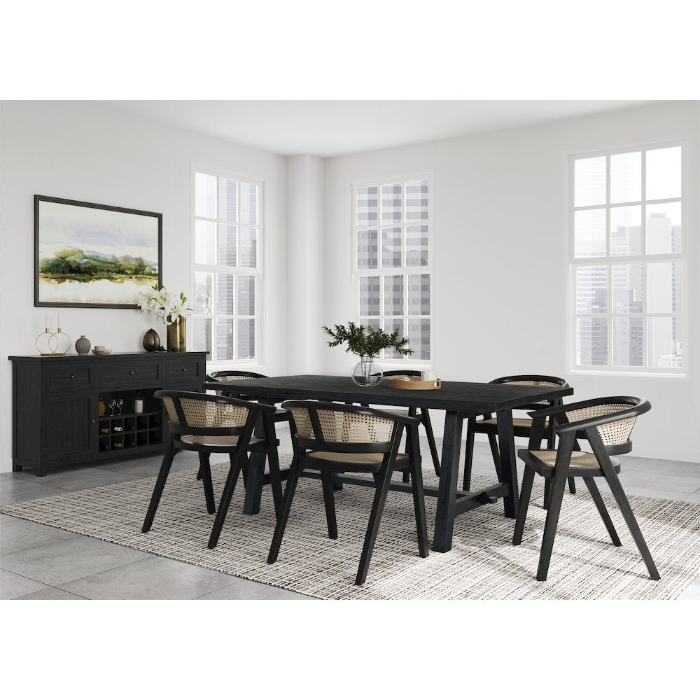 Bedford 79" Rect. Dining Table "A" Base
