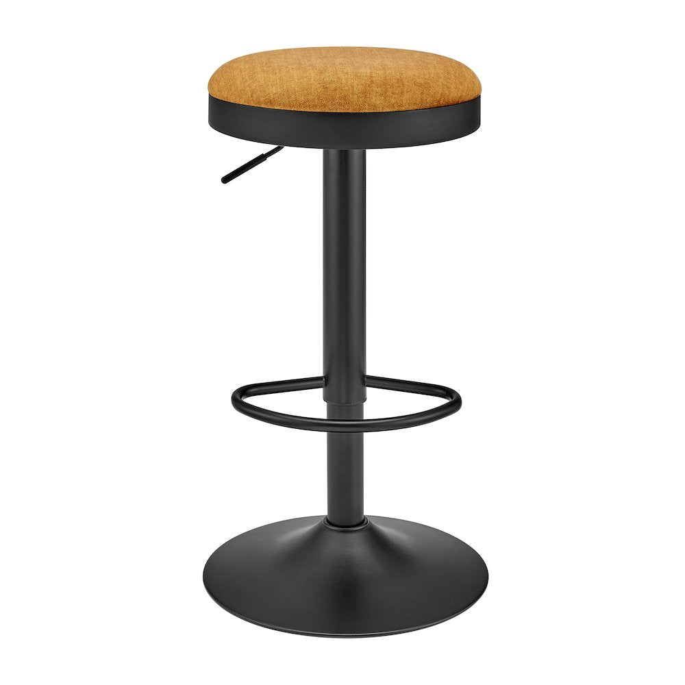 Juno Velvet Gaslift Swivel Bar Stool, (Set of 2)