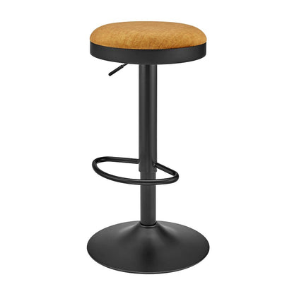 Juno Velvet Gaslift Swivel Bar Stool, (Set of 2)