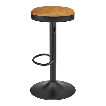 Juno Velvet Gaslift Swivel Bar Stool, (Set of 2)