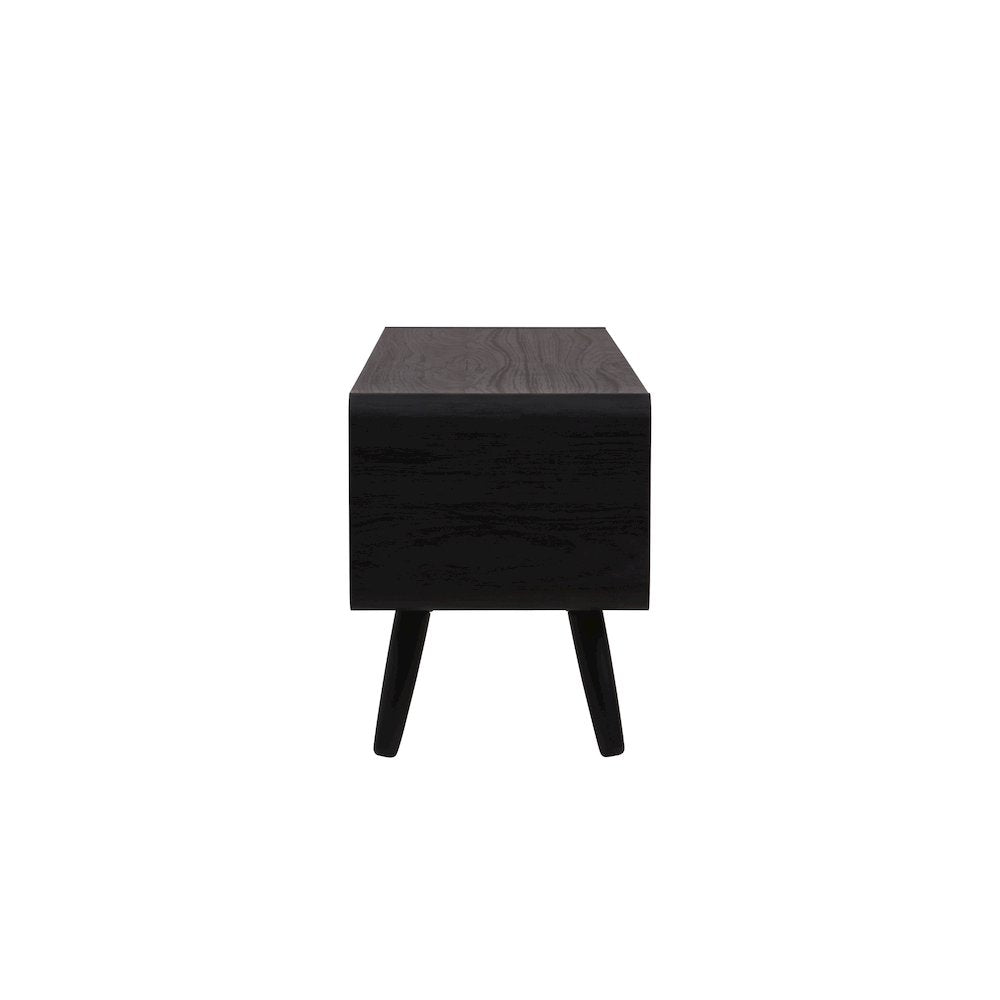 Wilson Slat Low TV Stand - 58"W x 14"D x 17.5"H - Black