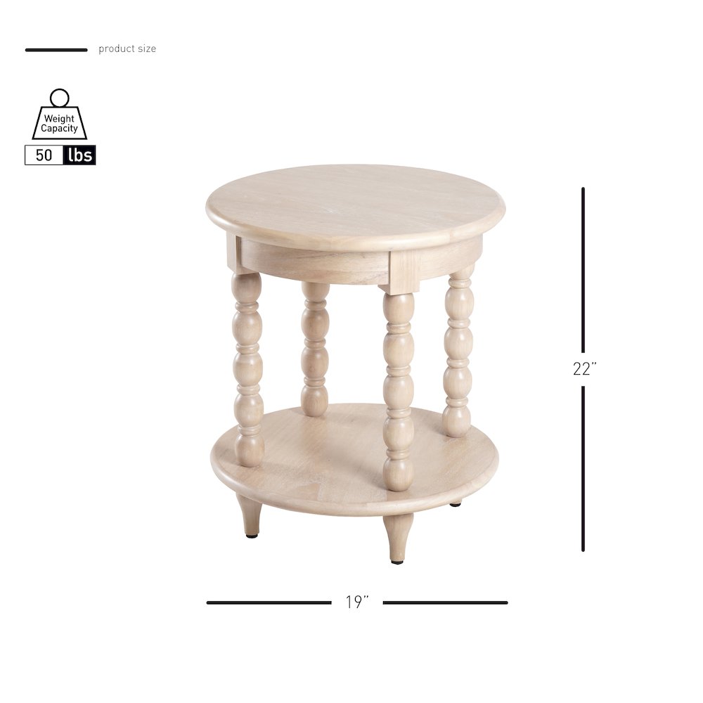 Ensley Accent Table - Weathered Sand