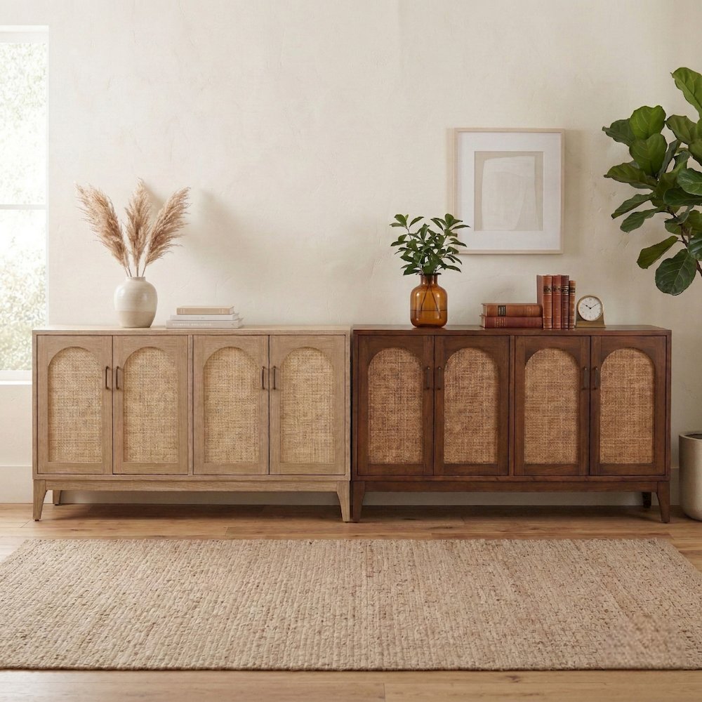 Chantilly 4-Door Buffet - Walnut