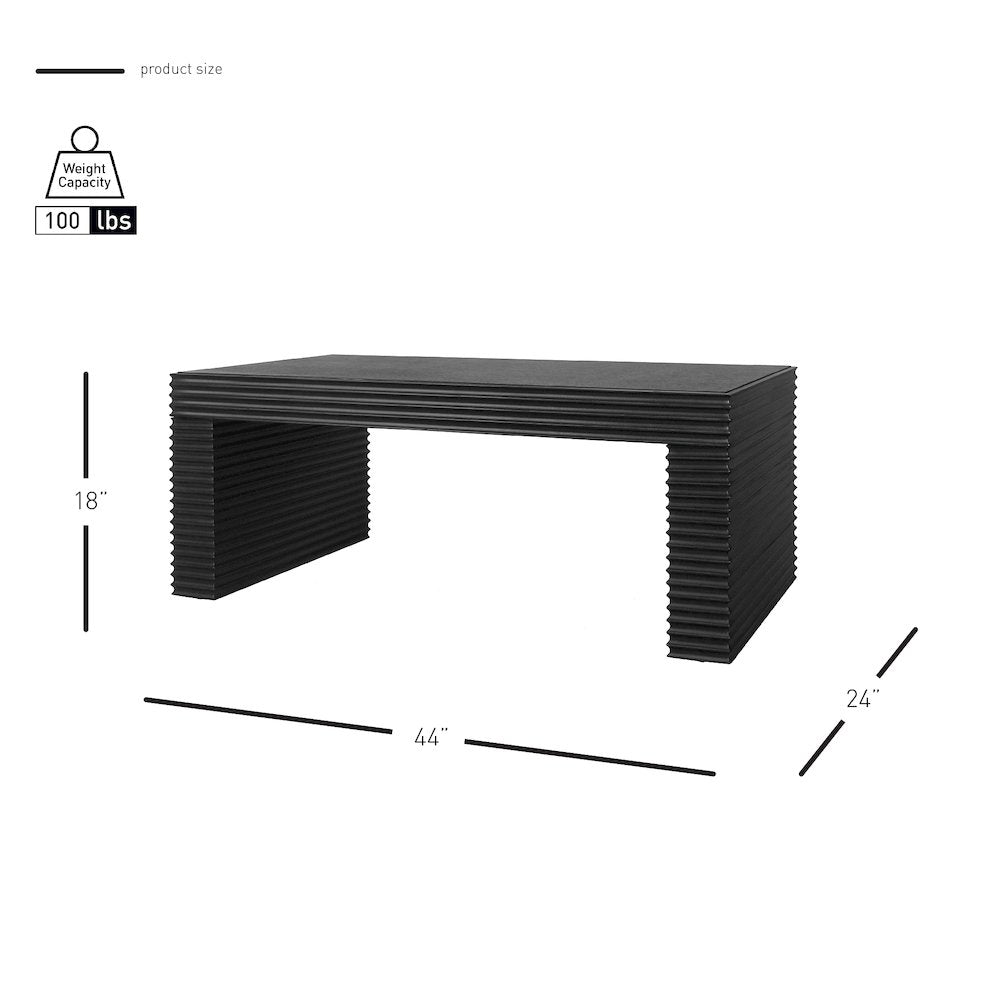 Riker Coffee Table - Black