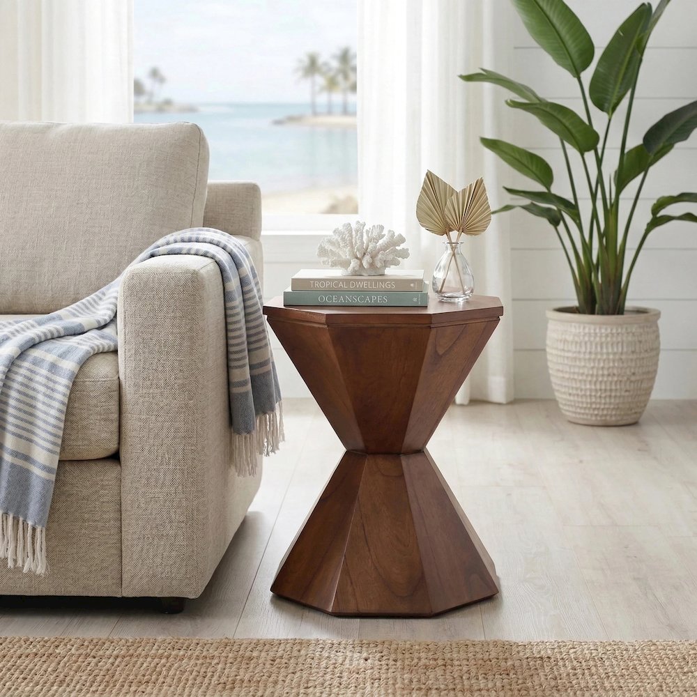 Muska Accent Table - Walnut