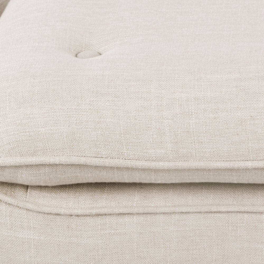Newcastle Fabric Tufted Bench