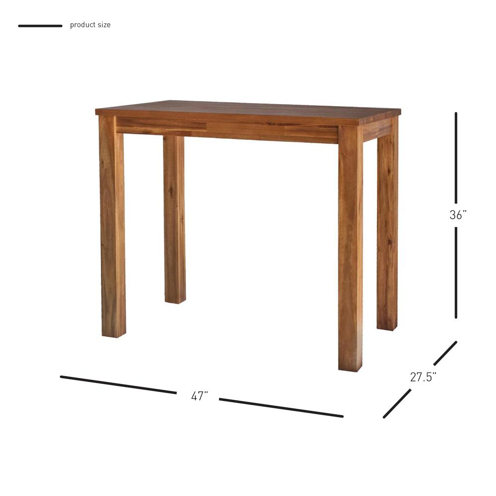 36" High Table, Amber