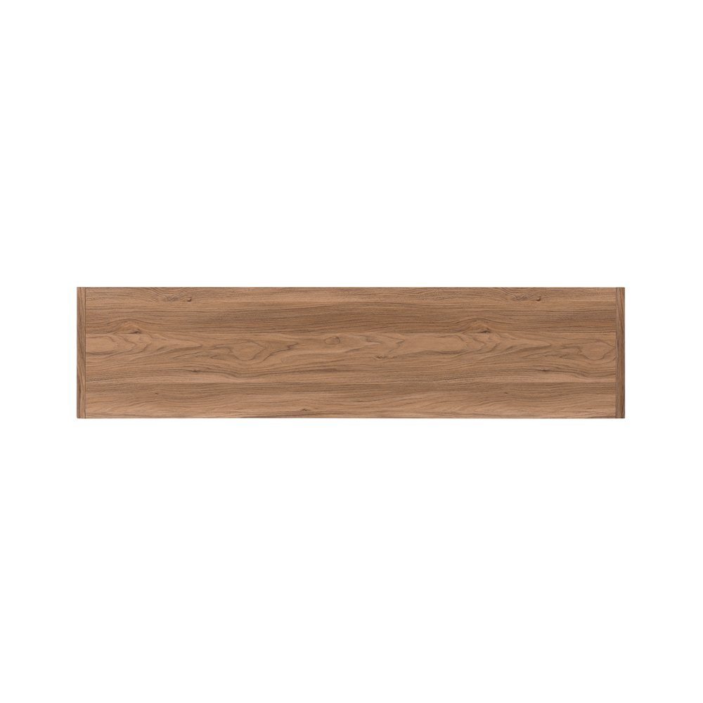 Wilson Slat Low TV Stand - 58"W x 14"D x 17.5"H - Terra Oak