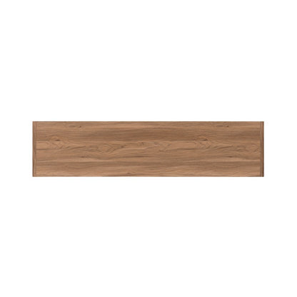 Wilson Slat Low TV Stand - 58"W x 14"D x 17.5"H - Terra Oak