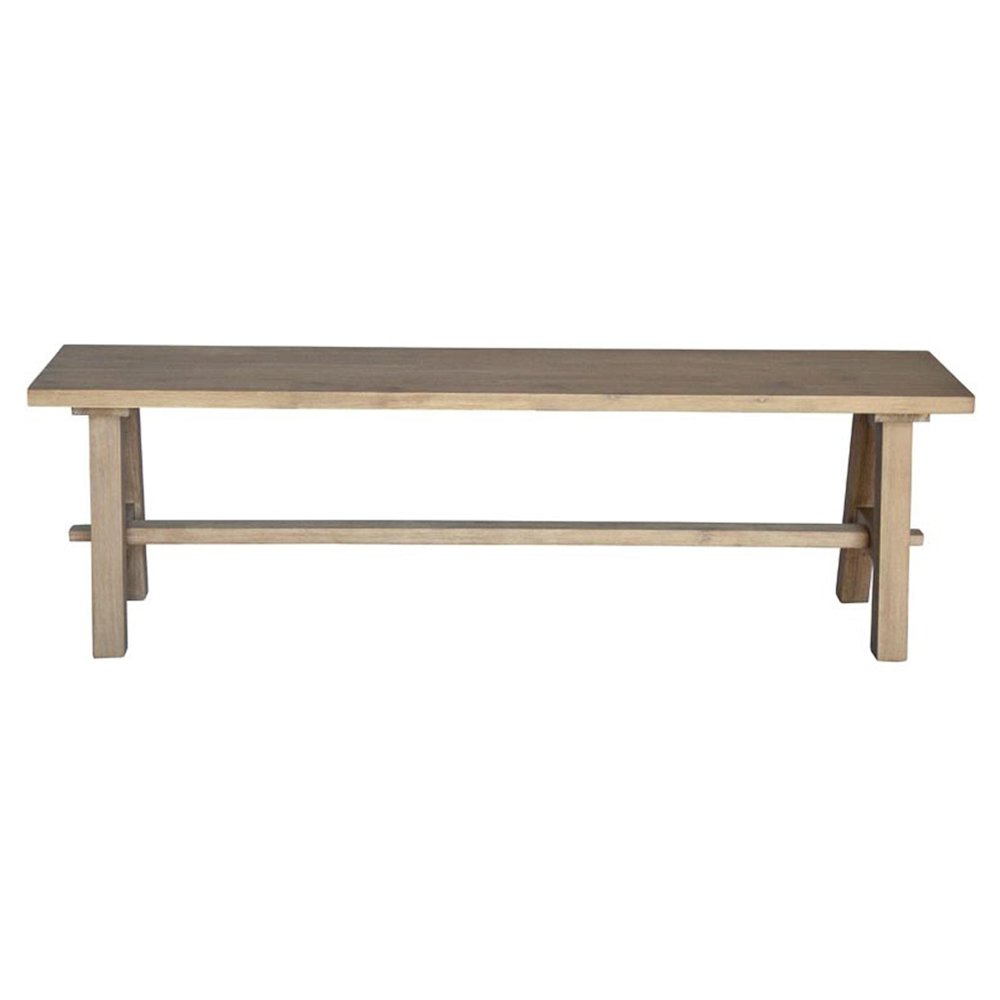 59" Bench, Brushed Smoke