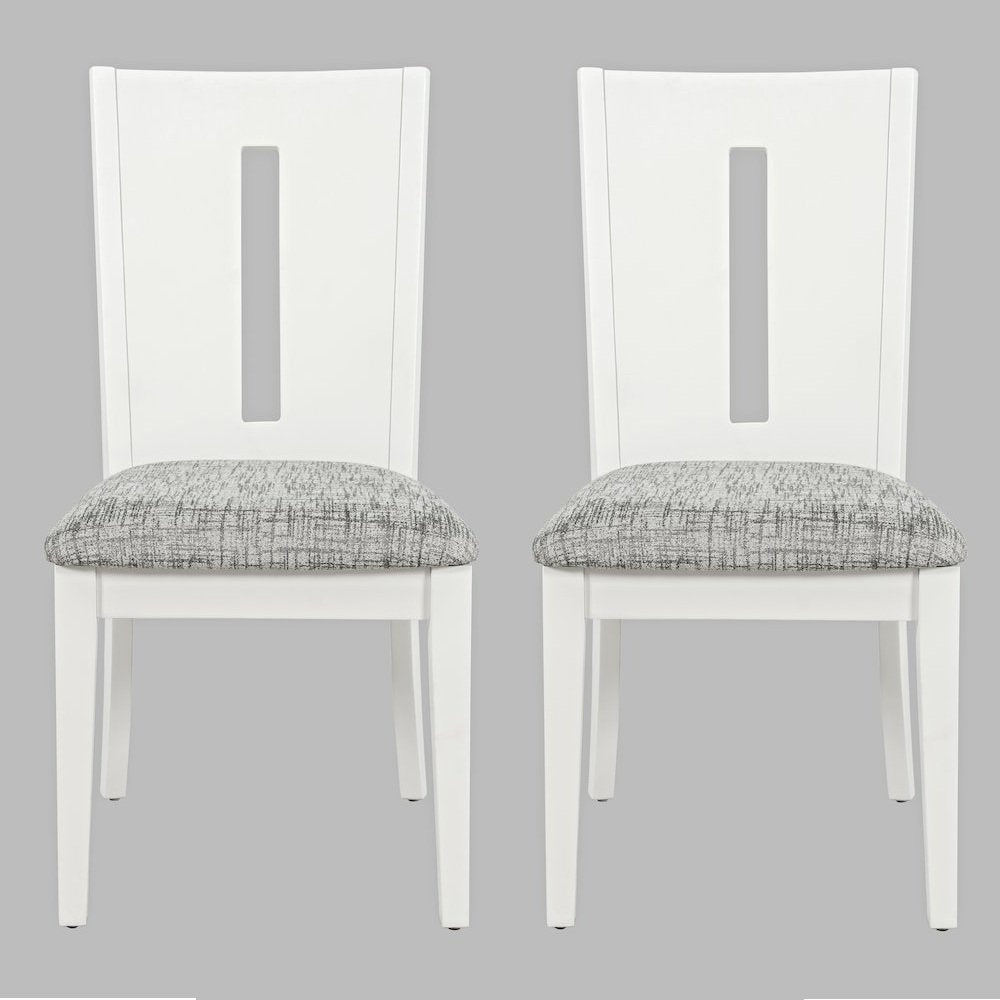 Urban Icon Contemporary Slotback Upholstered Dining Chair (Set of 2)