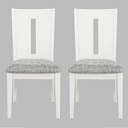 Urban Icon Contemporary Slotback Upholstered Dining Chair (Set of 2)