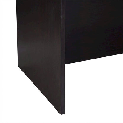 Mocha Office Desk With Spacious Work Surface And Elegant Finish