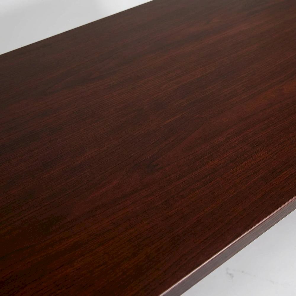 Mahogany Office Desk With Elegant Finish And Spacious Surface