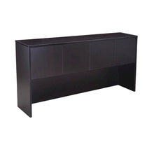 Mocha Hutch with Doors and Spacious Storage for Living Room or Kitchen