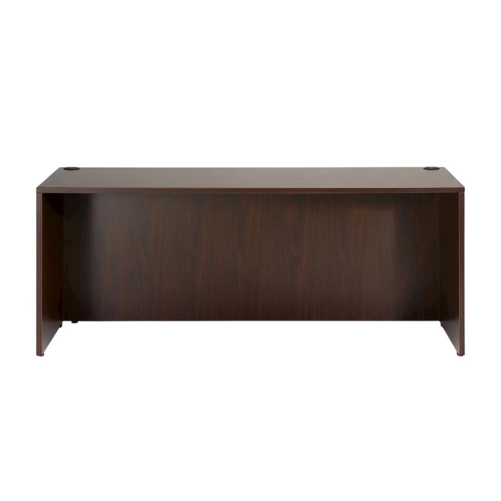 Mahogany Office Desk With Spacious Surface And Classic Finish